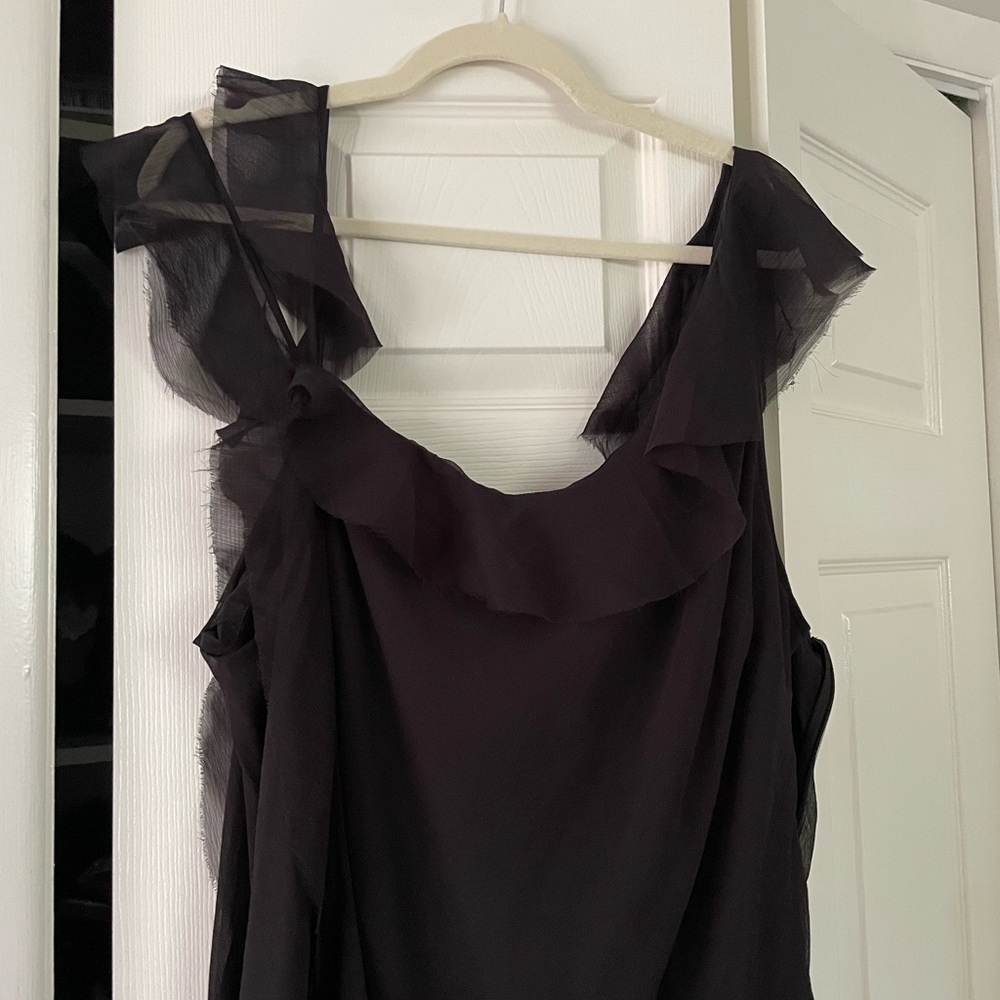 ASOS Curve Cut Ruffle Dress - Picture 3 of 6